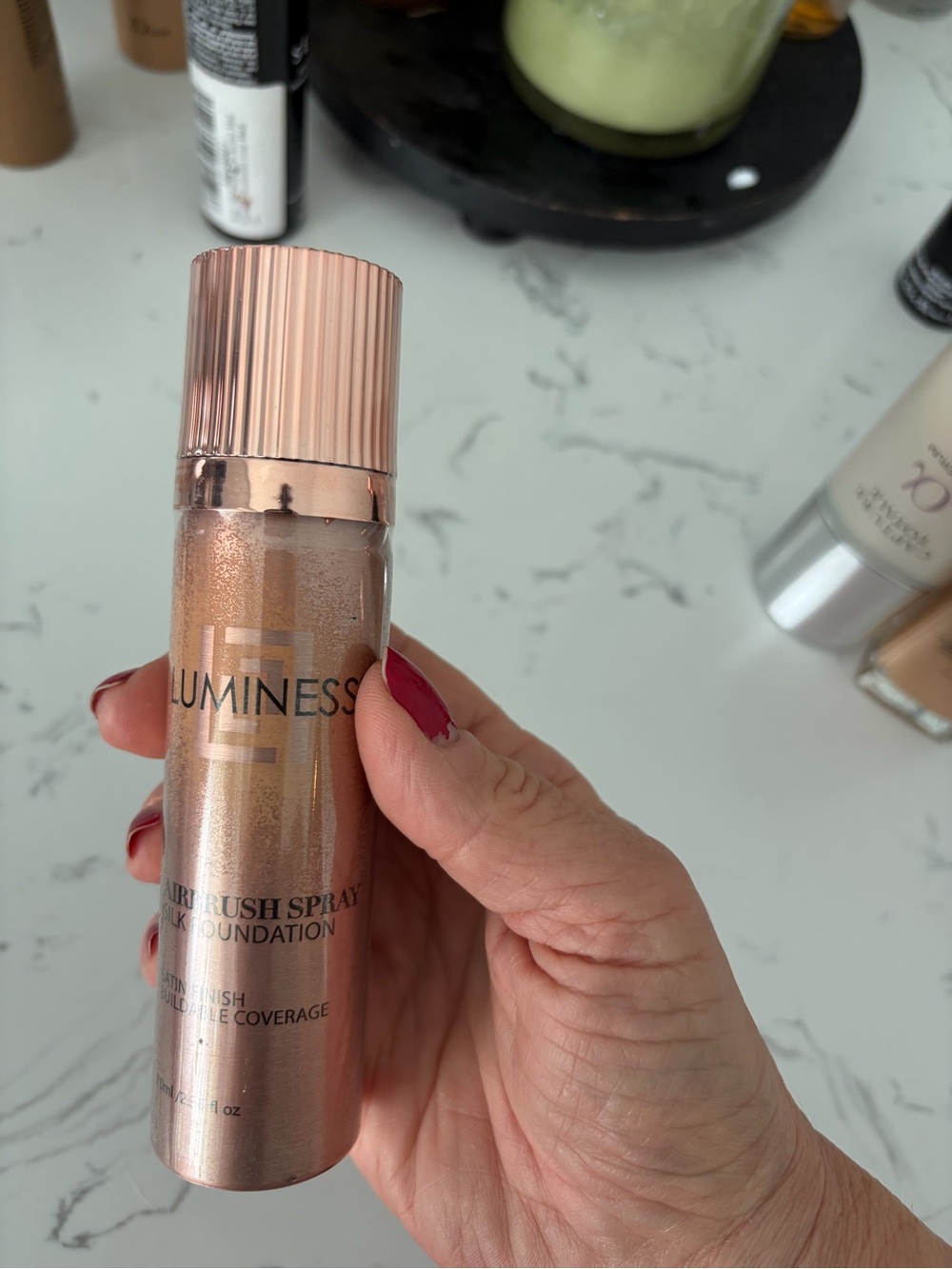 Luminesse airbrush foundation new sealed comes with primer also sealed